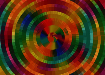 Obraz premium 背景 模様 グラデーション 円