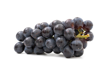 purple grape isolated on white