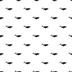 Small whale pattern seamless vector repeat geometric for any web design