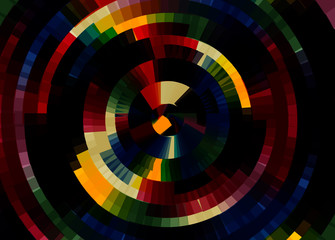 背景　模様　グラデーション　円