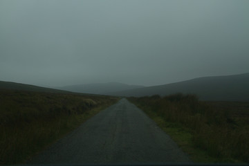 road to nowhere in the fog
