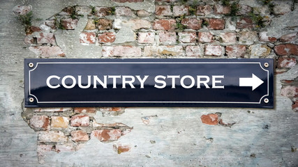 Sign 390 - COUNTRY STORE