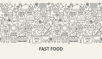 Fast Food Banner Concept