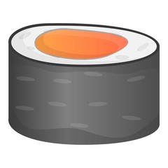 Seafood sushi icon. Cartoon of seafood sushi vector icon for web design isolated on white background