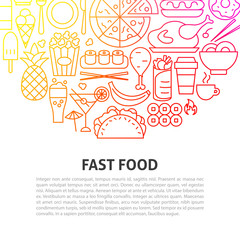 Fast Food Line Concept