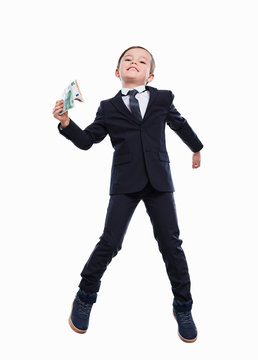 Junge als Business Mann