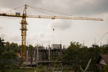 a construction site in Vietnam