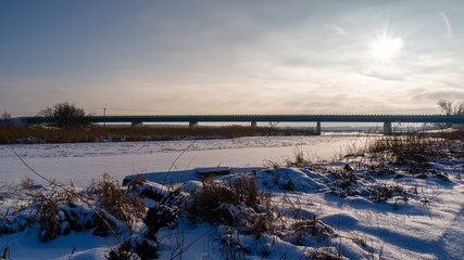 Zima w Narwiańskim Parku Narodowym © podlaski49