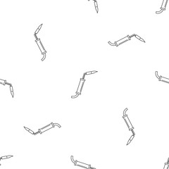 Gas welding icon. Outline illustration of gas welding vector icon for web design isolated on white background