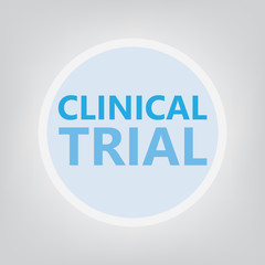 clinical trial concept- vector illustration
