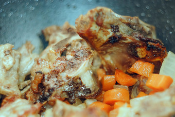 meat stew close-up