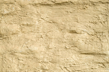 New yellow  plaster closeup