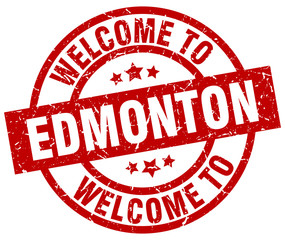 welcome to Edmonton red stamp