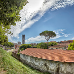 Italian cityscape. Lucca. Street