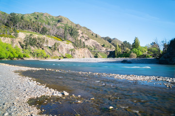 Clean cool fresh water of Waiau River