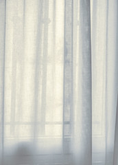 abstract image of a curtain in front of a window