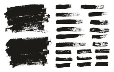 Paint Brush Thin Background & Lines High Detail Abstract Vector Background Mix Set 114