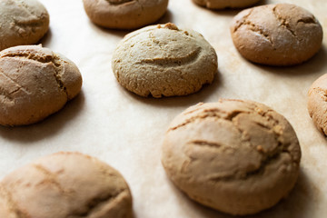 Homemade oatmeal cookies 