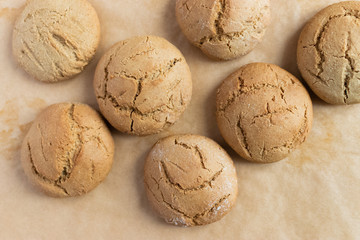 Homemade oatmeal cookies 
