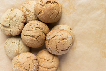 Homemade oatmeal cookies 
