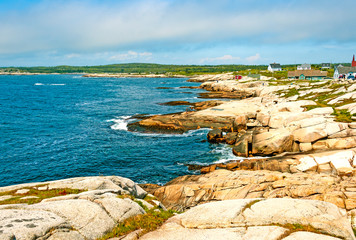 Peggy's Cove point in Nova Scotia, Canada