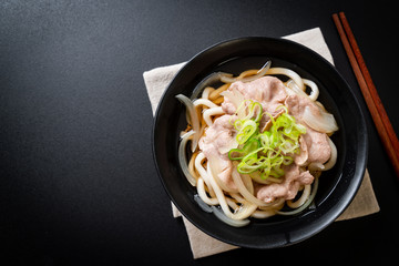 shoyu udon ramen noodle with pork (Shoyu Ramen)