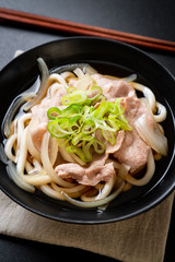 shoyu udon ramen noodle with pork (Shoyu Ramen)