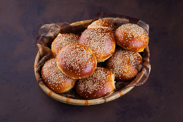 homemade hamburger buns