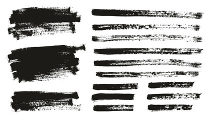 Obraz premium Paint Brush Thin Background & Lines High Detail Abstract Vector Background Mix Set 13