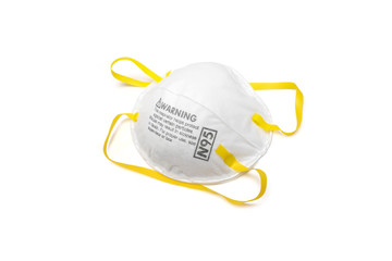 protection factor for N95 Filtering face mask - clipping path