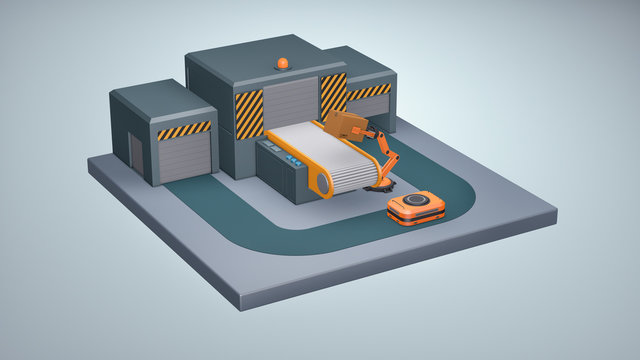 warehouse automation concept
