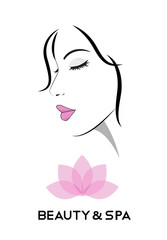 Logo for spa and beauty  salon
