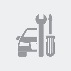 Car assistance symbol icon