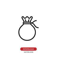 Sack icon vector