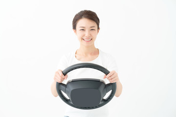 ドライブ・若い女性