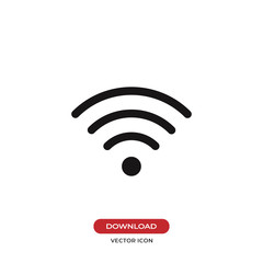 Wifi icon vector