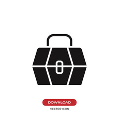 Tool box icon vector