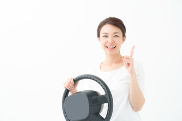 ドライブ・若い女性