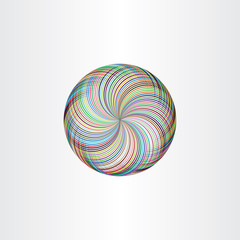 colorful circle design element vector illustration background symbol
