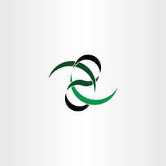 knot ribbon logo abstract vector symbol design element