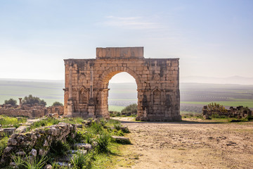 Fototapeta na wymiar Volubilis, Roman city in Morocco near Meknes