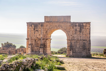 Volubilis, Roman city  in Morocco near Meknes