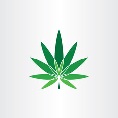 marijuana symbol icon design element cannabis vector logo