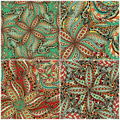 Luxury oriental tile seamless pattern.