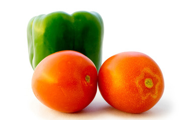 Bell Peppers and Tomatoes