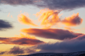 Burning sky
