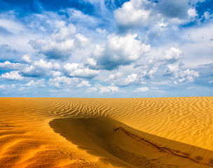 Sky over the Sahara Desert