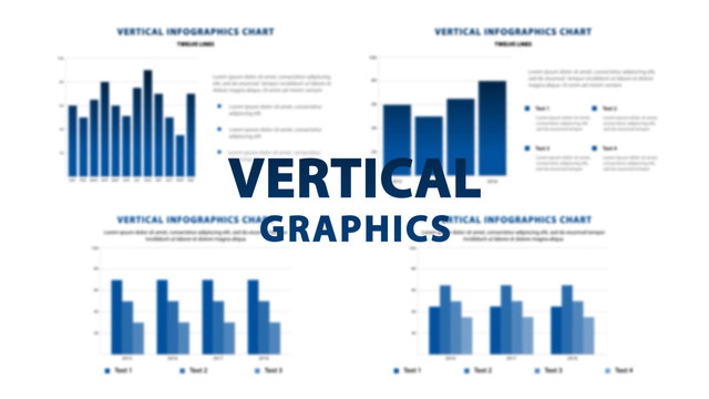 Modern Vertical Bar Graphs