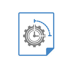 Blueprint icon on white background for graphic and web design, Modern simple vector sign. Internet concept. Trendy symbol for website design web button or mobile app