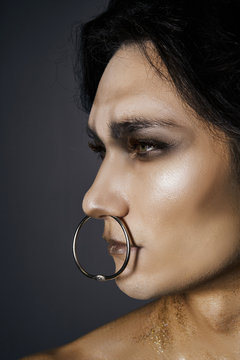 man in the image of the Taurus zodiac sign